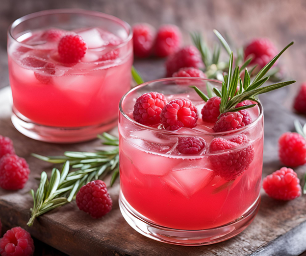 Alkoholfreier Cocktail Raspberry Punch
