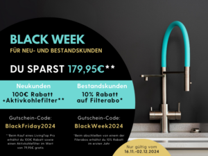 Gutschein Living Water Blackweek